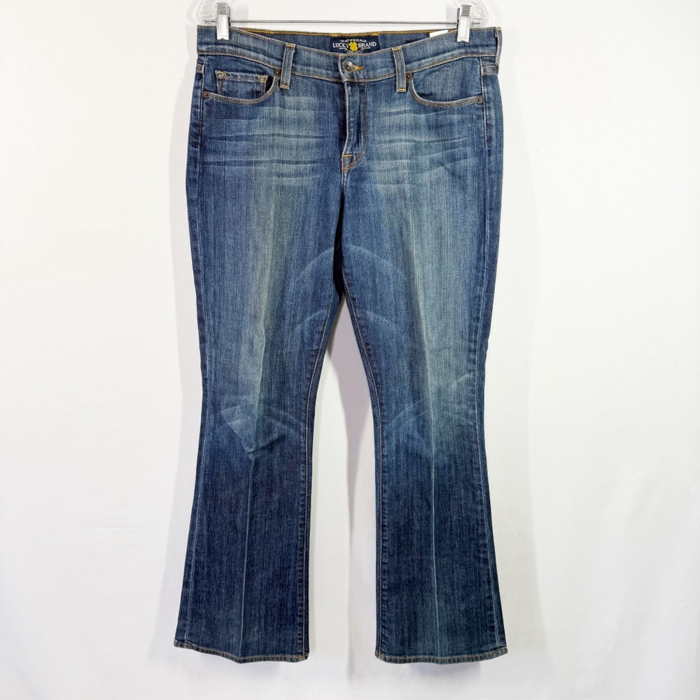 Lucky Brand Dark Wash Sofia Boot Cut Jeans Size 12 Casual Classic Western